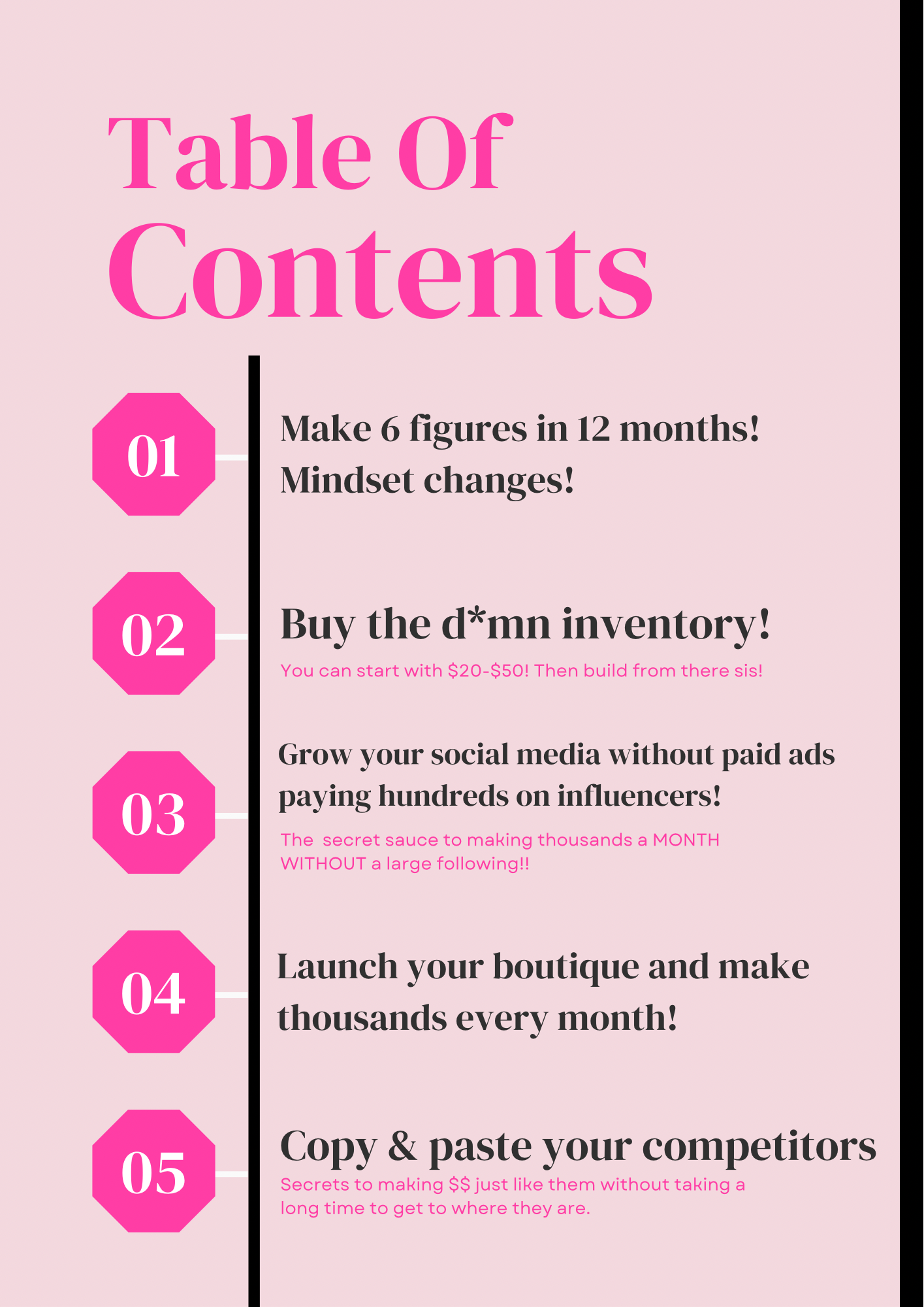 One 6 Figure Vendor + How to start an online boutique with $100 or less guide!